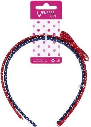 Venesse Cerchietto Bimba Con Fiocco 2 Pz