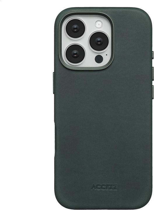 Produktbild Accezz Vintage Leather MagSafe Backcover Apple iPhone 16 Pro - Smokey Green (Apple iPhone 16 Pro)