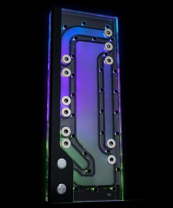 Actual product image EKWB EK-Classic DP Side PC-O11D G1 D-RGB + DDC 4.2 PWM