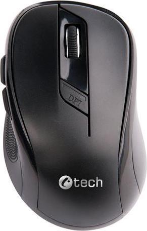 Actual product image C-Tech WLM-02 wireless mouse / 1600 DPI / 6 buttons / USB nano receiver / black (Wireless)