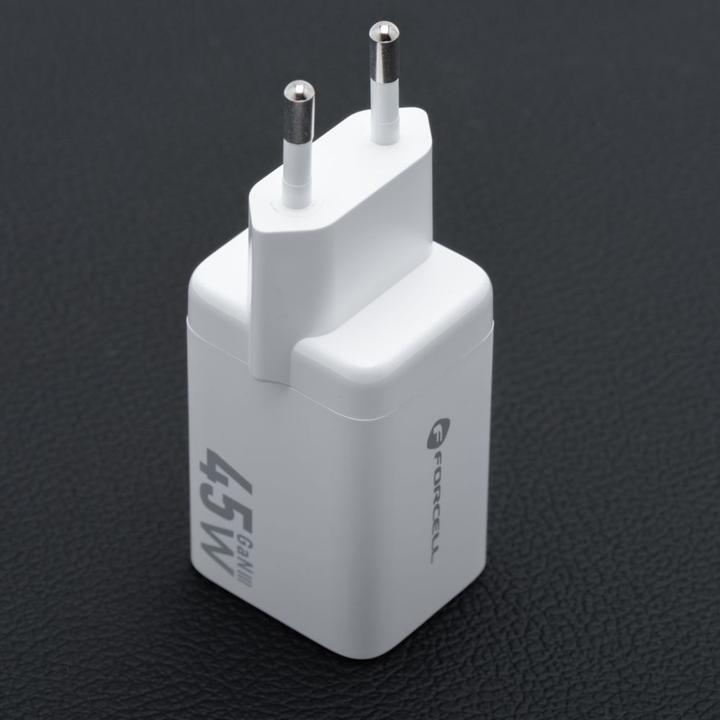 Image du produit Forcell Adaptateur secteur 45W 2×USB-C PD / QC 4.0 (45 W)