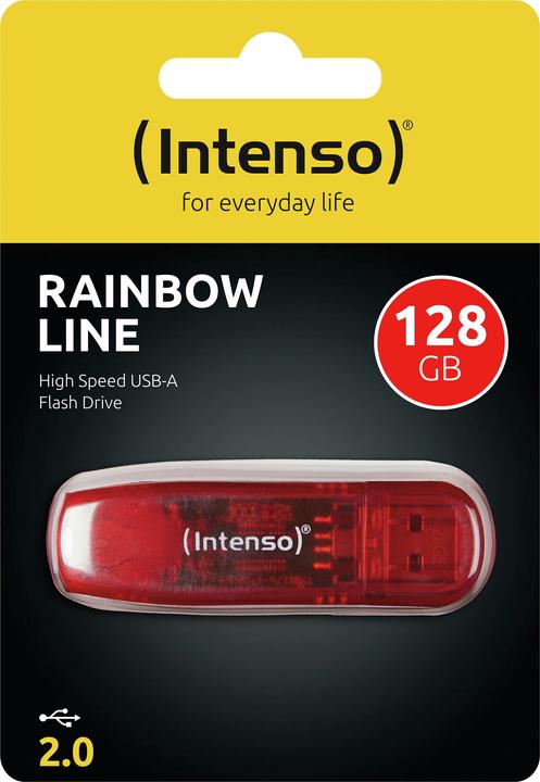 Produktbild Intenso Rainbow Line (128 GB, USB-A, USB 2.0)