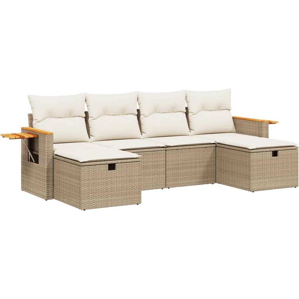 VidaXL, Gartenlounge, 10-tlg. Garten-Lounge-Set mit Kissen