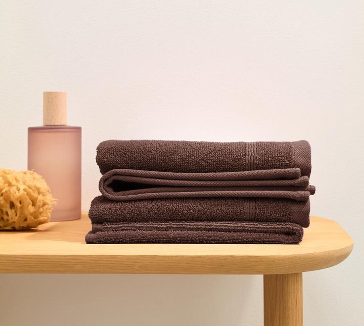 Produktbild La Redoute Interieurs 4er-Pack Gästehandtücher Zavara aus Frottee (40 x 40 cm)