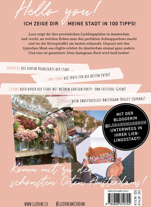 Produktbild GuideMe Travel Book Amsterdam – Reiseführer (Deutsch, Hallwag Kümmerly+Frey AG, Lara Rúnarsson, 2024)