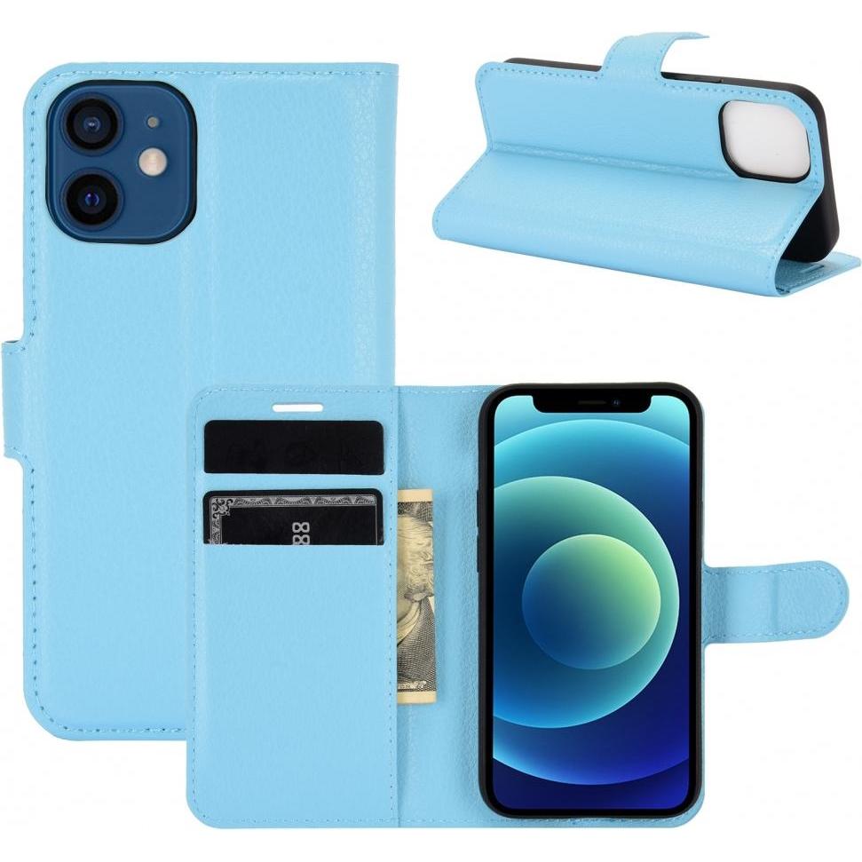 Screenguard Apple iPhone 12 Leather Guard Lederhülle (Apple iPhone 12), Smartphone Hülle, Blau