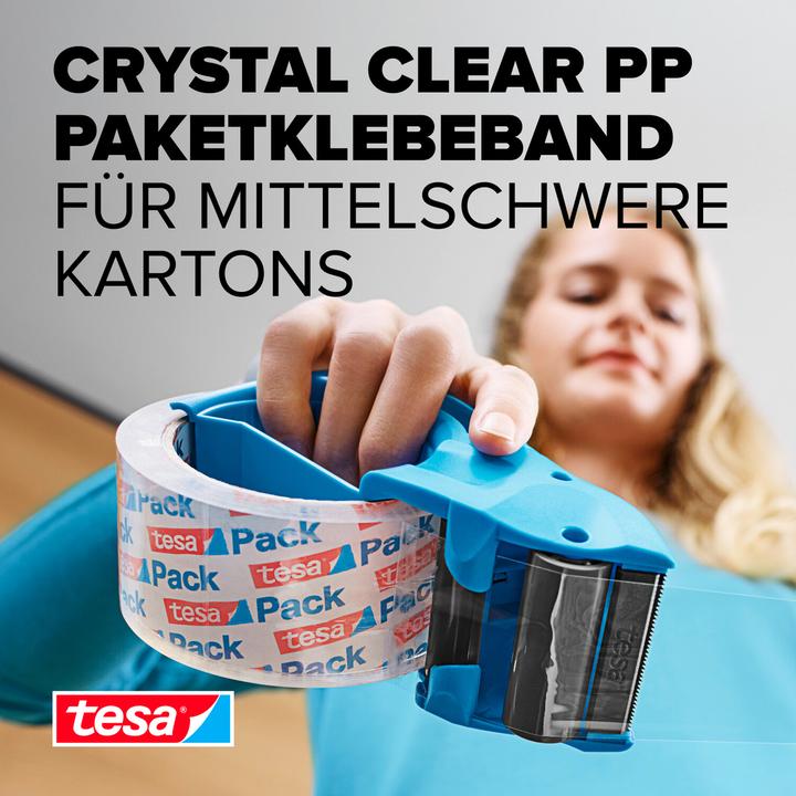 Produktbild tesa tesapack CRYSTAL CLEAR Packband (50 mm)