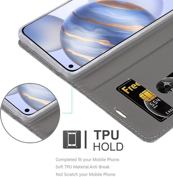 Produktbild Cadorabo Book Jeans Optik Cover (LG K30)