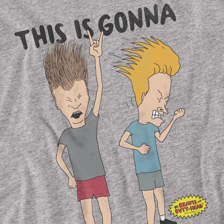 Actual product image Beavis and Butthead Unisex Adult Gonna Be Cool T-Shirt (M)