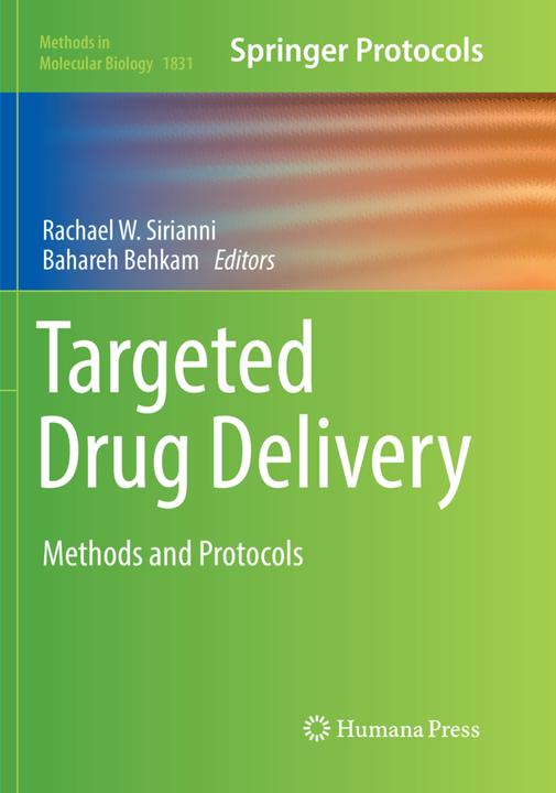 Produktbild Targeted Drug Delivery (Englisch, Bahareh Behkam, Rachael W. Sirianni, 2019)