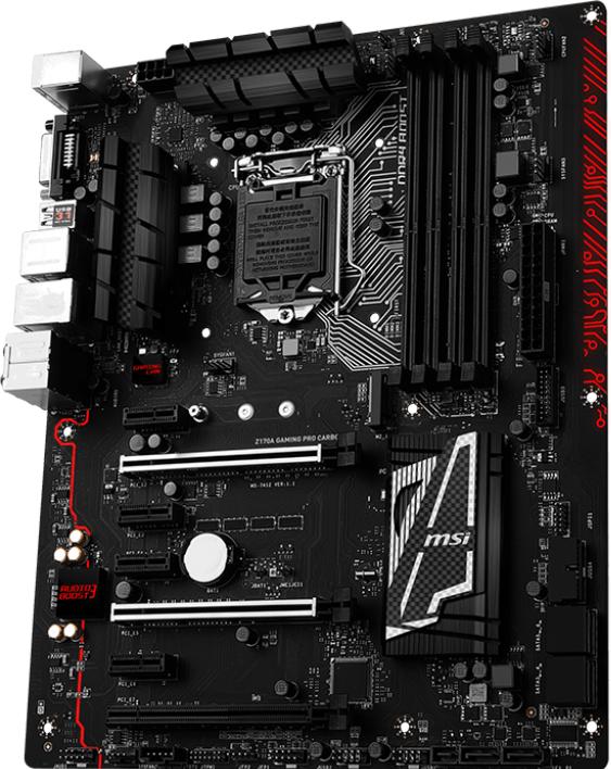 Produktbild MSI Z170A Gaming Pro Carbon (LGA 1151, Intel Z170, ATX)