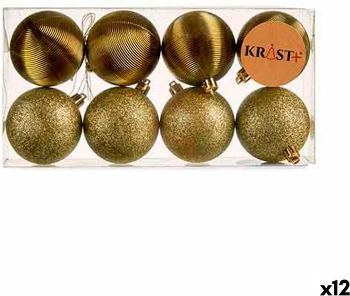 Produktbild Krist+ Weihnachtskugeln-Set grün PVC (12 Stück) (12 -teilig)