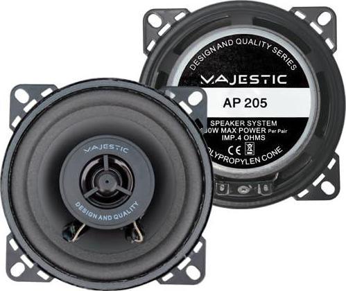 Produktbild Majestic Neu AP-205 2-Wege Auto-Lautsprecher 100 W Rund 2 Stück(e)