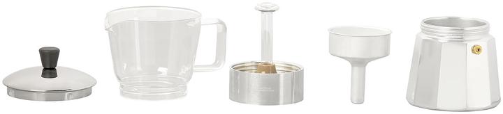 Image du produit Cucina di Modena Cafetière expresso design avec verseuse en verre borosilicaté (6 Tasses)
