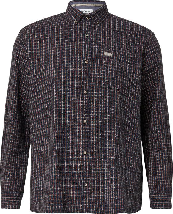 Immagine prodotto s.Oliver Hemd Regular Fit: Kariertes Hemd aus Baumwolle (3XL)