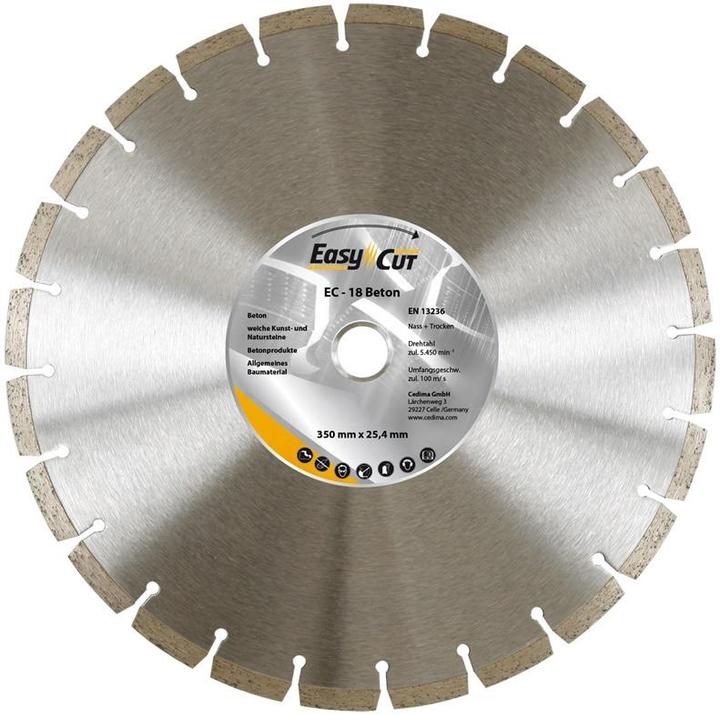 Actual product image Cedima DIAMOND SEGMENTAL CUTTING BLADE 350X3,2