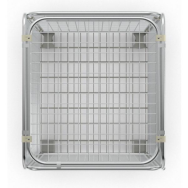 Actual product image kaiserkraft Anti-theft container with steel rolling plate (500 kg)