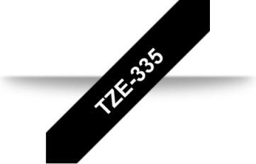 Produktbild Brother TZe-335 (1.20 cm, Schwarz, Weiss)