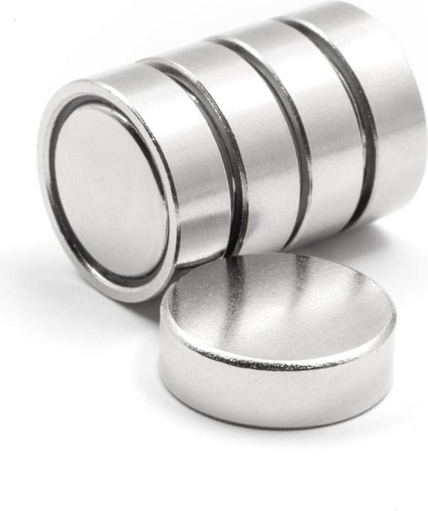 Immagine prodotto Supermagnete Magnete con base in acciaio da incollare (5x)