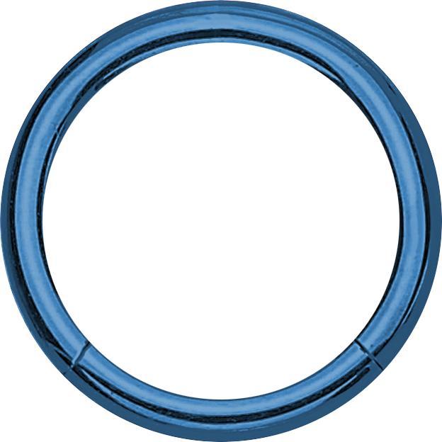 Produktbild Star Piercing Micro Segmentring klappbar dunkelblau (Titan, ohne Messing)