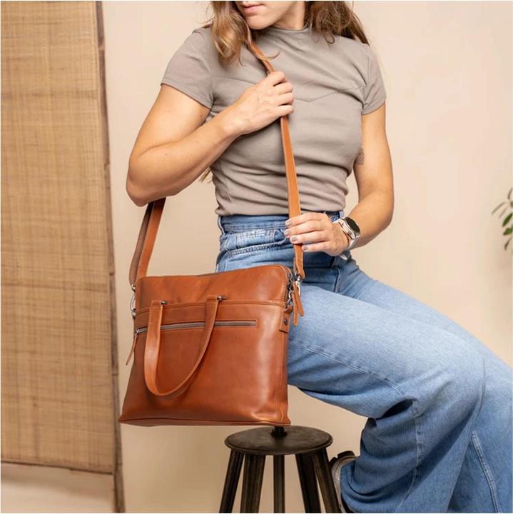 Produktbild The Chesterfield Brand Elvas Aktentasche Leder 40 cm Laptopfach (17")