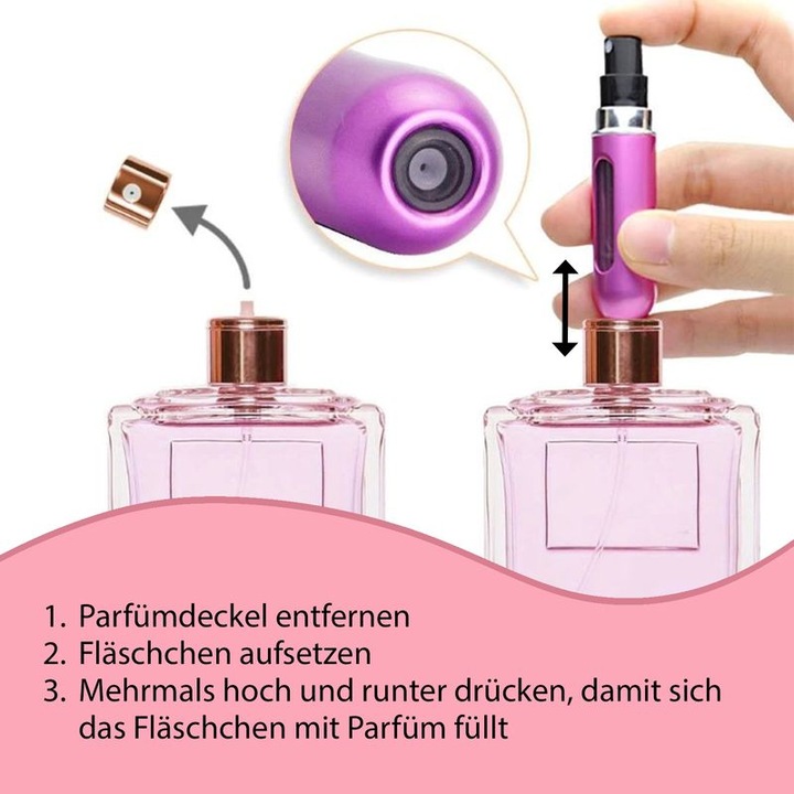 Produktbild Hermex Mini-Parfümzerstäuber-Set Parfum (8 ml)