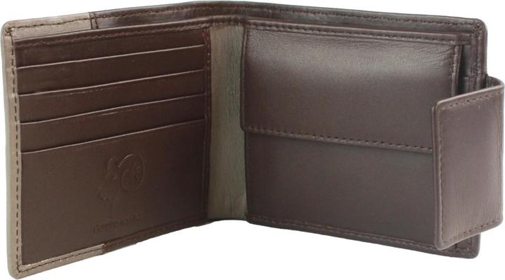 Actual product image Eastern Counties Leather Scott Contrast Panel Leather Wallet