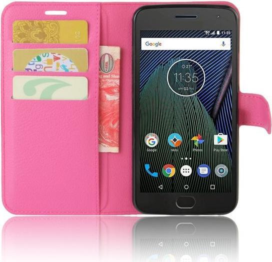 Image du produit MU Classic Couverture en cuir avec texture litchi (Motorola Moto G5)