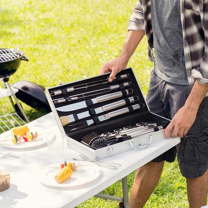 Produktbild tectake Grillbesteck