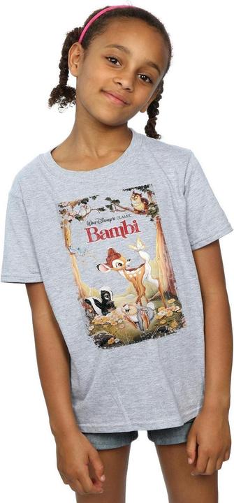 Produktbild Disney Bambi Retro Poster TShirt Mädchen (128)