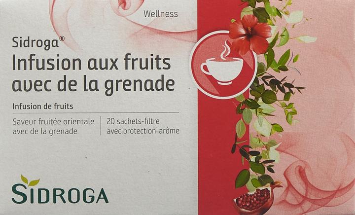 Produktbild Sidroga Früchte mit Granatapfel Tee Beutel Btl (40 g)