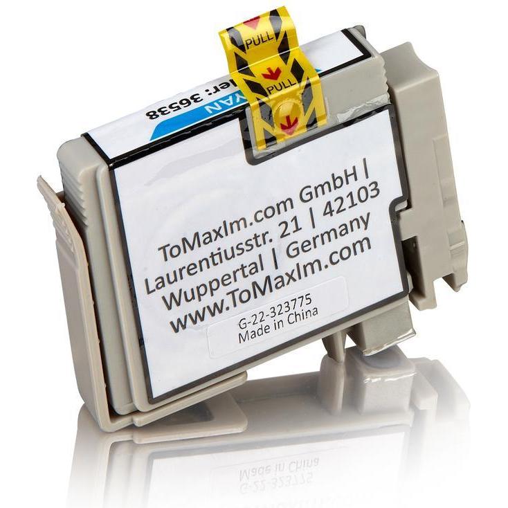 Inkadoo, Druckerpatrone, Druckerpatronen kompatibel zu Epson C13T12924010 / T1292 Tintenpatrone, cyan Cyan (C)