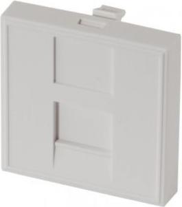 Produktbild Exertis Connect Dexlan Frontplatten-Einsatz 45 x 45 mm für 1 Keystone-Modul, signalweiss RAL 9003
