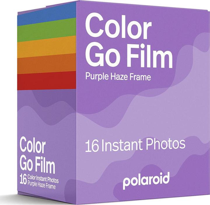 Actual product image Polaroid Color Film Go Purple Haze Frame Double Pack (Polaroid Go)