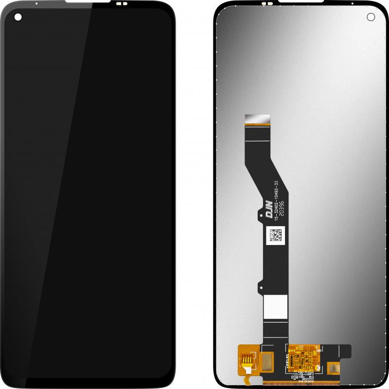 MP Display Unit für Motorola Moto G9 Plus, w/o Frame, Aftermarket, Schwarz (Display), Pezzi di ricambio per dispositivi mobili