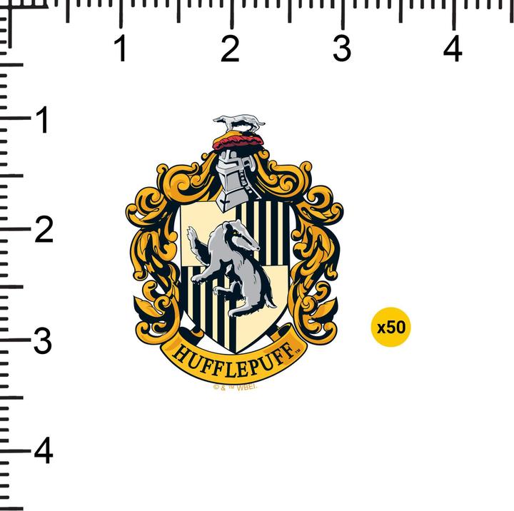 Produktbild Hufflepuff Wappen Aufkleber Deluxe 50erPack Vinyl