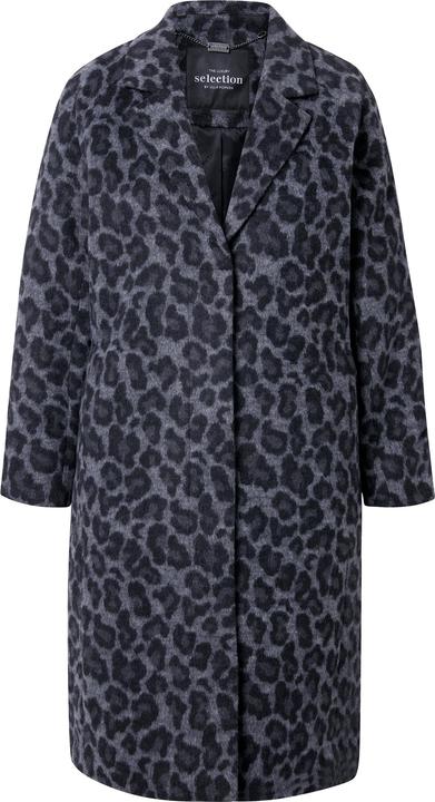 Actual product image Ulla Popken Long Leopard Print Coat
