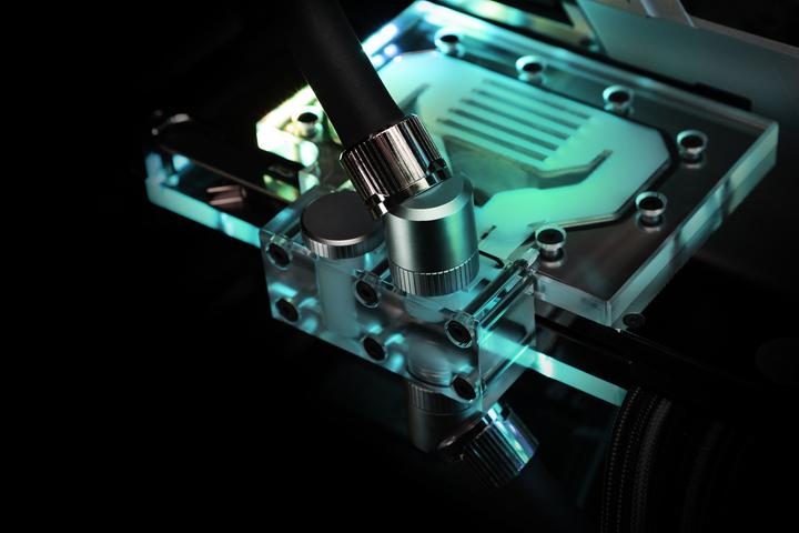 Image du produit EKWB EK-Quantum Vector Trinity RTX 3080/3090 Active Backplate D-RGB - Plexi