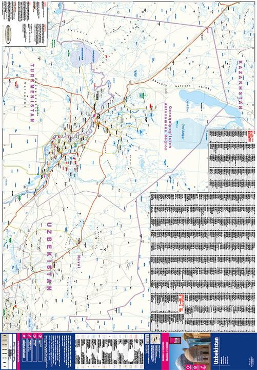 Produktbild Landkarte Usbekistan 1 : 1.000.000 1000000