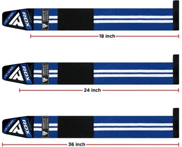 Actual product image Rdx Gym Wrist Wrap W4 Blue 36-L