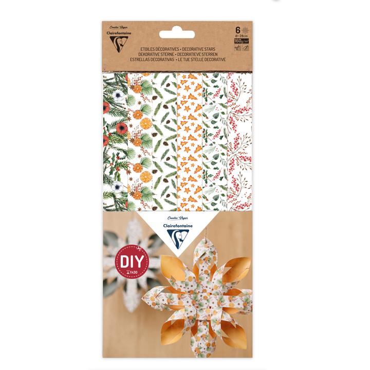 Actual product image My Mandarine Paper strip mix for 6 woven stars (160 g/m², 72x)
