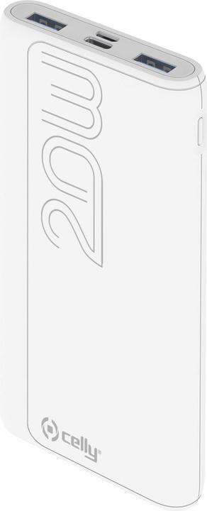 Celly POWER BANK PROPOWER 20W WHITE PBPD10000EVOWH (10000 mAh, 20 W)