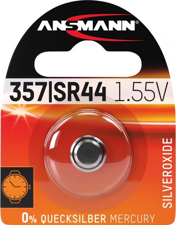 Produktbild Ansmann SR44/358 (1 Stk., SR44, 158 mAh)