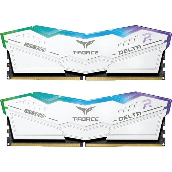 Thumbnail - Team Group dimm 32gb ddr5-5600 kit arbeitsspeicher (2 x 16GB, 5600 MHz, DDR5-RAM, DIMM), RAM, Weiss