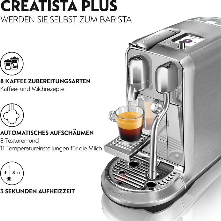 Image du produit Sage Nespresso Creatista Plus (NESPRESSO Original, Fiche CH)