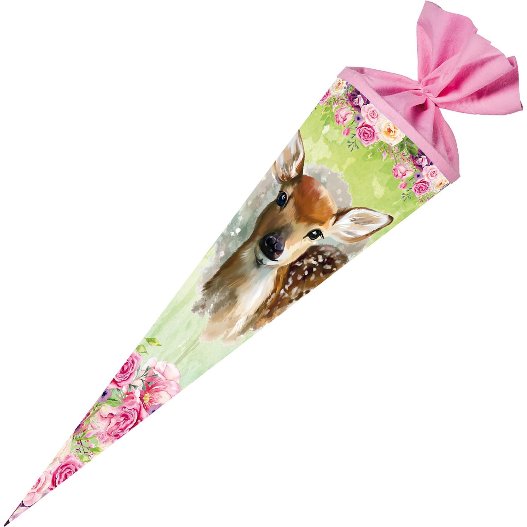 Thumbnail - Nestler, Schultüte, Tradition in Emotion Schultüte Rehkitz mehrfarbig (70 cm)