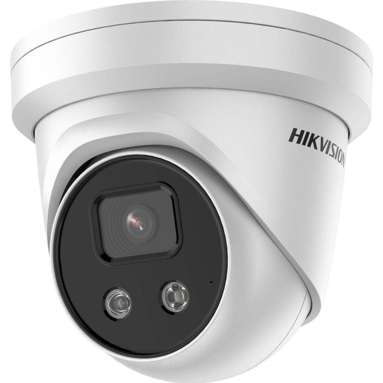 Hikvision DS-2CD2346G2-IU 2.8mm C Turret 4MP Easy IP 4.0 2nd AcuSense (2688 x 1520 Pixel), Netzwerkkamera, Weiss