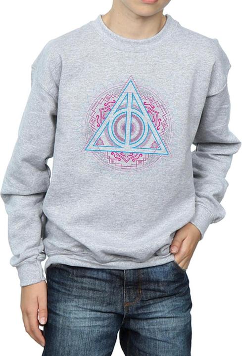 Image du produit - Sweat NEON DEATHLY HALLOWS - Garçon (140, 146)