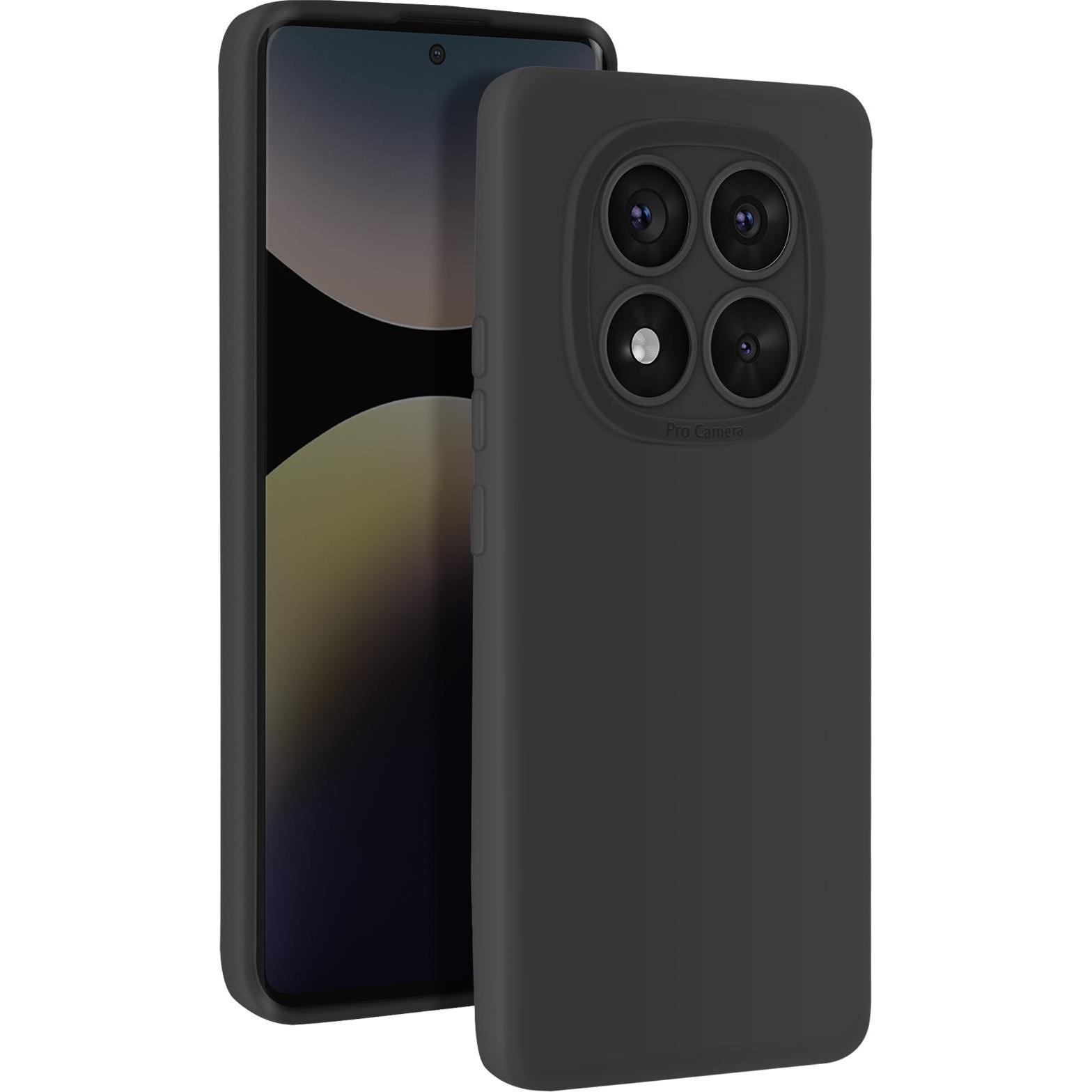 Avizar SoftGlow Case (Xiaomi Redmi Note 14 Pro), Smartphone Hülle, Schwarz