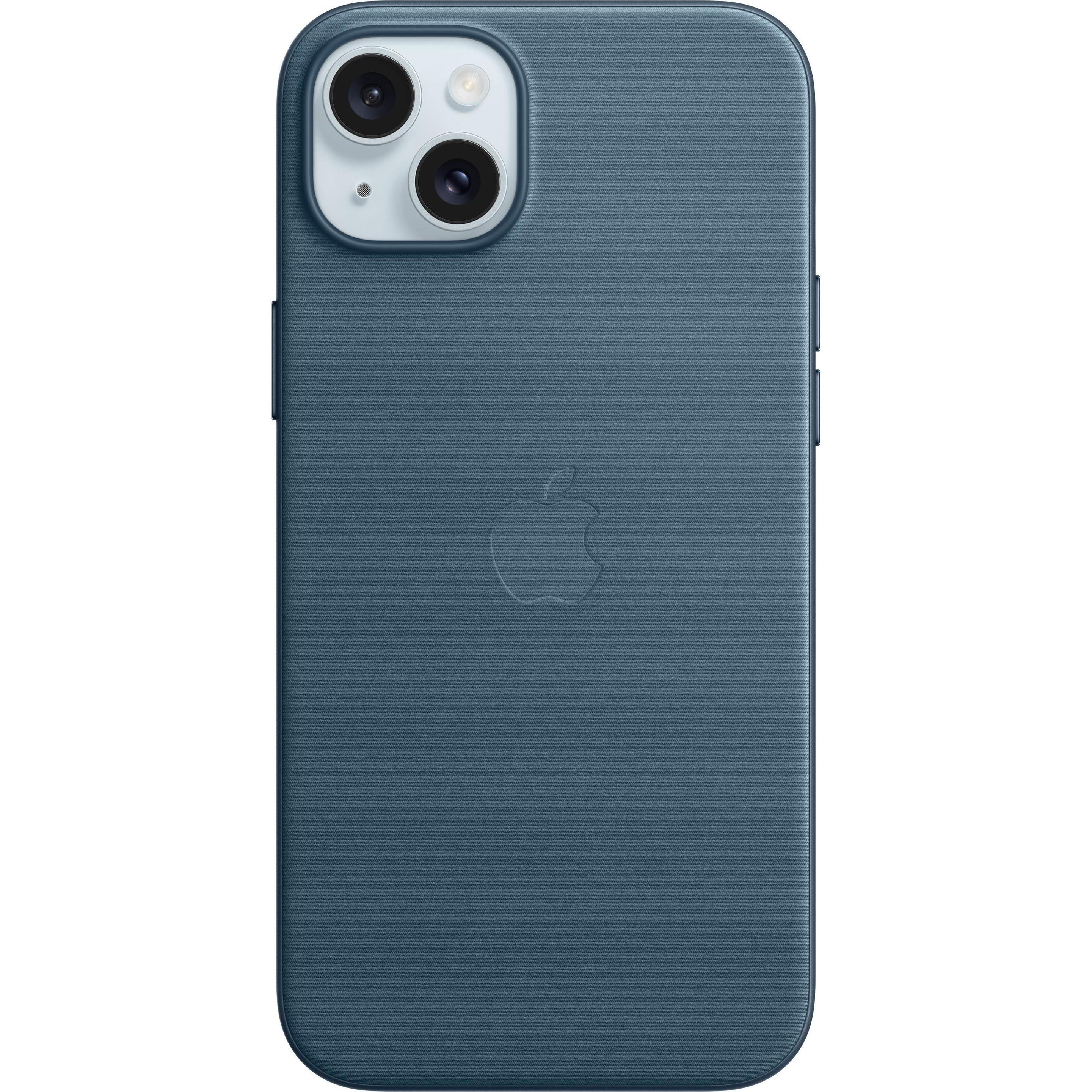 Apple Feingewebe Case mit MagSafe (Apple iPhone 15 Plus), Smartphone Hülle, Blau